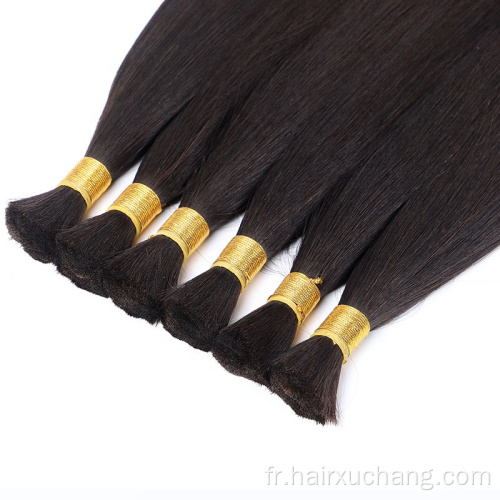 Remy brésilien blonde cheveux tisser pack vierge droite 613 extensions de vrac de cheveux de tressage humain